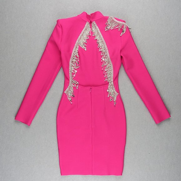 Rump wrap slim dress - Picture 4 of 7